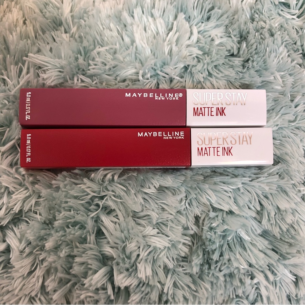 Bundles 2 Maybelline SuperStay Matte Ink Liquid Lisptick Lip Makeup New
